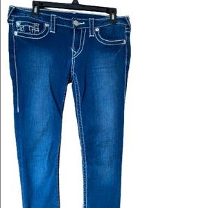 Women’s True Religion Jeans/With White Thread stitching